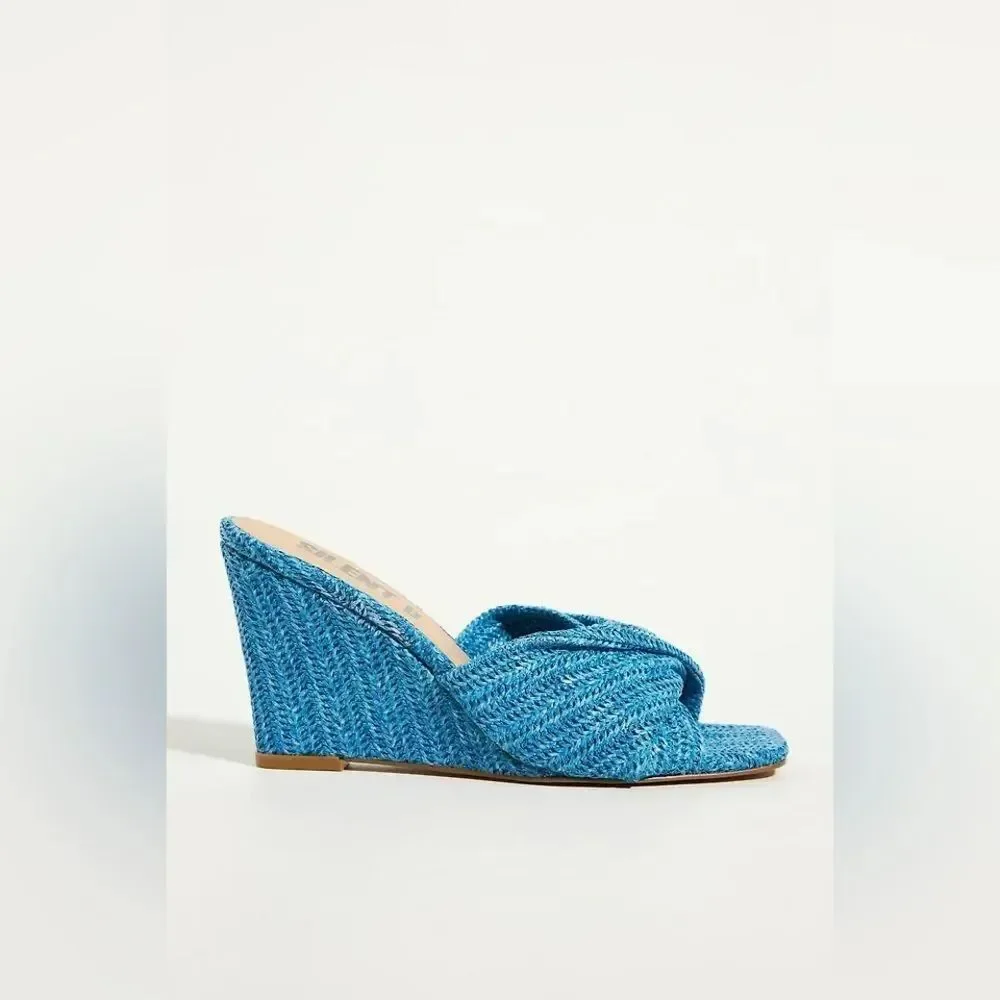 NEW Silent D Katia Wedges in BLUE